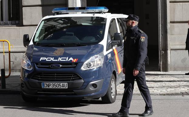 Jordi Sánchez, a su llegada a la Audiencia Nacional. /EP