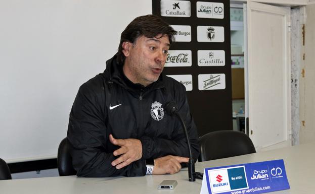 Alejandro Menéndez, entrenador del Burgos CF (foto de archivo)/IAC
