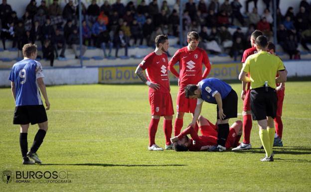 Sergio Esteban tuvo que retirarse lesionado