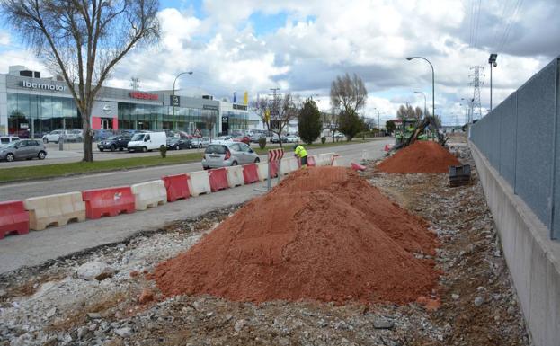 Los trabajos ya han comenzado a ser visibles en la calle./GIT