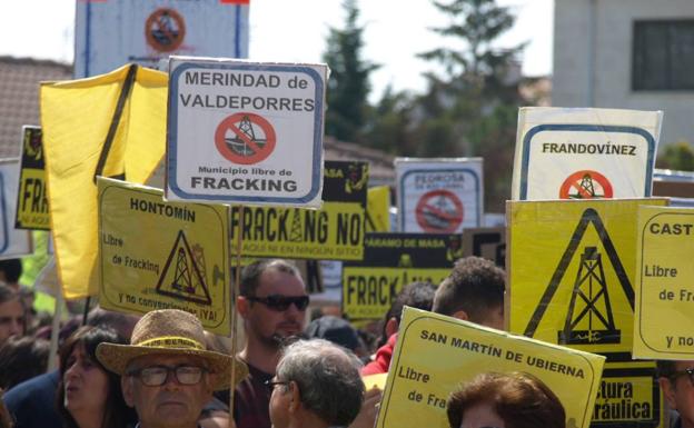 El fracking ha despertado rechazo vecinal desde el principio./GIT