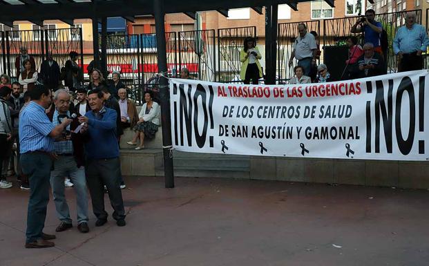 Imagen de la concentración el pasado jueves en San Agustín/César Ceinos