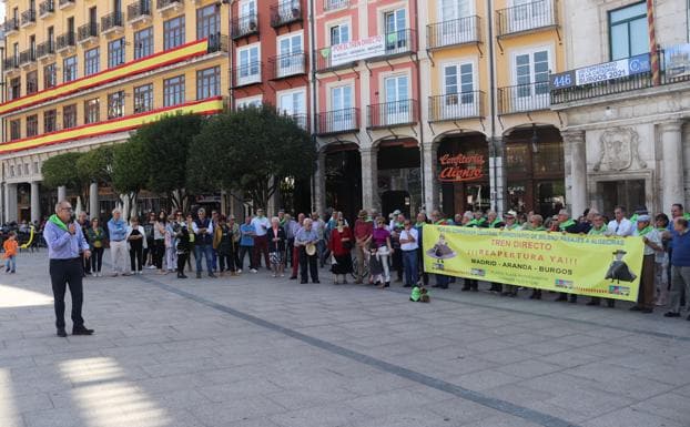 Concentración en la Plaza Mayor de Burgos/CC
